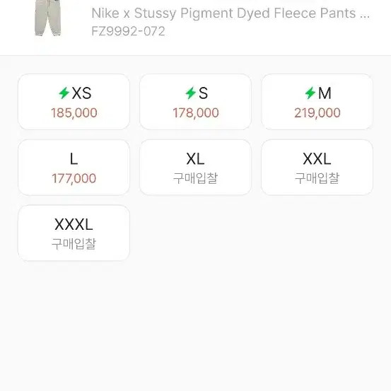 Nike Stussy Pignament Fleece Pants, Men's M