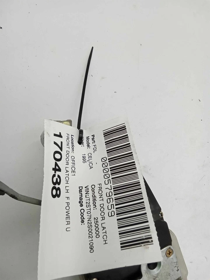 LH 94–99 TOYOTA CELICA Door Lock Latch Actuator Front Left USED OEM 69040-20610 - Image 2 of 4