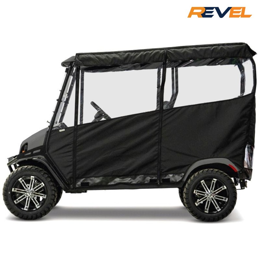 EZGO OEM Black Enclosure 2024-2025 E-Z-GO Liberty LSV Golf Carts, 10082307G01