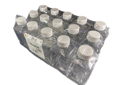 NALGENE 1L PETG Biotainer Square Bottles 48mm Cap Closure 3110-42 (15/cs)