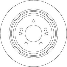 2x Bremsscheibe Hinterachse für HYUNDAI KIA KONA Kasten/SUV NIRO I OPTIMA