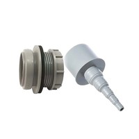 Tecuro Kombi-Set Airfit Anschraubmuffe Dn 50 & Schlauchnippel Dn 50 FüR Schlauch
