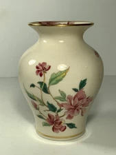 Lenox Barrington Collection Pink Floral Vase 5,5 in.