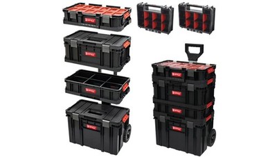 5901238252597 Mobilny warsztat Organizer Plus z pojemnikami 526x307x125mm 14,3l 
