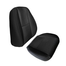 Front Driver Side Bottom  Top Lean Back Replacement Cloth Seat Covers Black