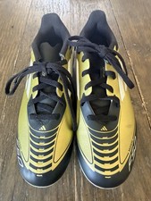 Adidas F50 League Jr Messi FG Youth Soccer Cleats Size 3.5 Gold & Black IF6919