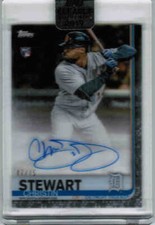 2019 TOPPS CLEARLY AUTHENTIC CHRISTIN STEWART CAA-CH AUTOGRAPH RC AUTO /75 BLACK