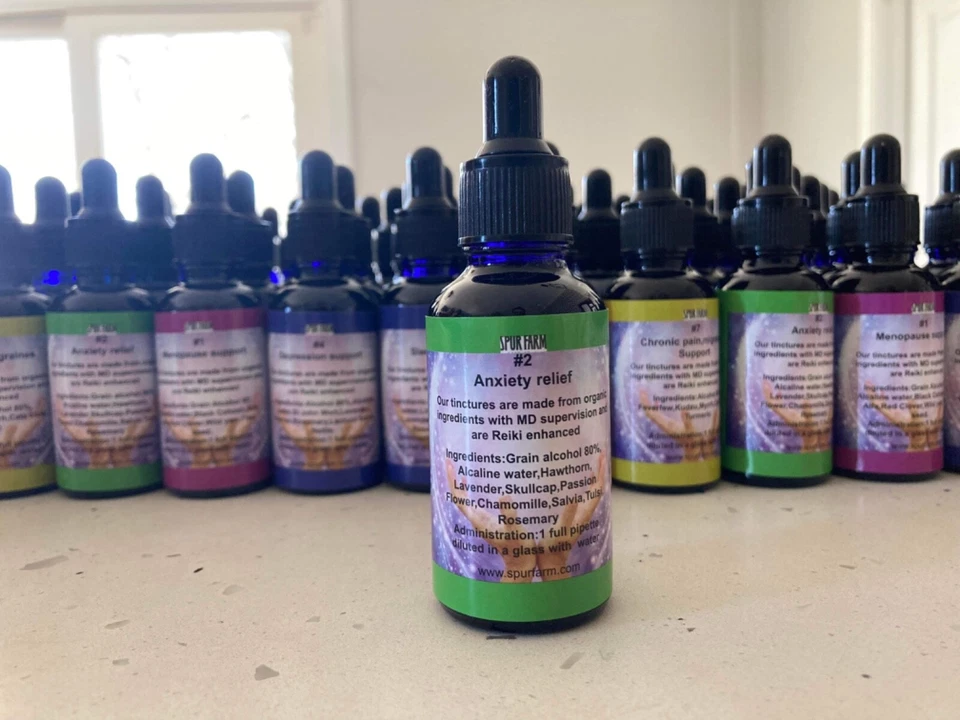 Organic herbal tinctures for Chronic Pain Migraines, MD created, Reiki enhanced  - Image 4 of 4