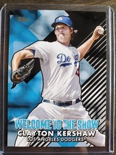 2022 Topps Series 1 Clayton Kershaw Welcome to the Show Black #/299 LA Dodgers