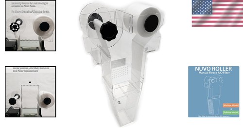 Crystal Clear NUVO AIO Filter Roller - Fits Fusion Pro 2 Aquariums, 200 Micron - 第 2/9 張圖片