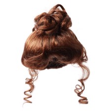 Lot of 4 Antina's Auburn Up Swept Curls 9" Doll Wigs