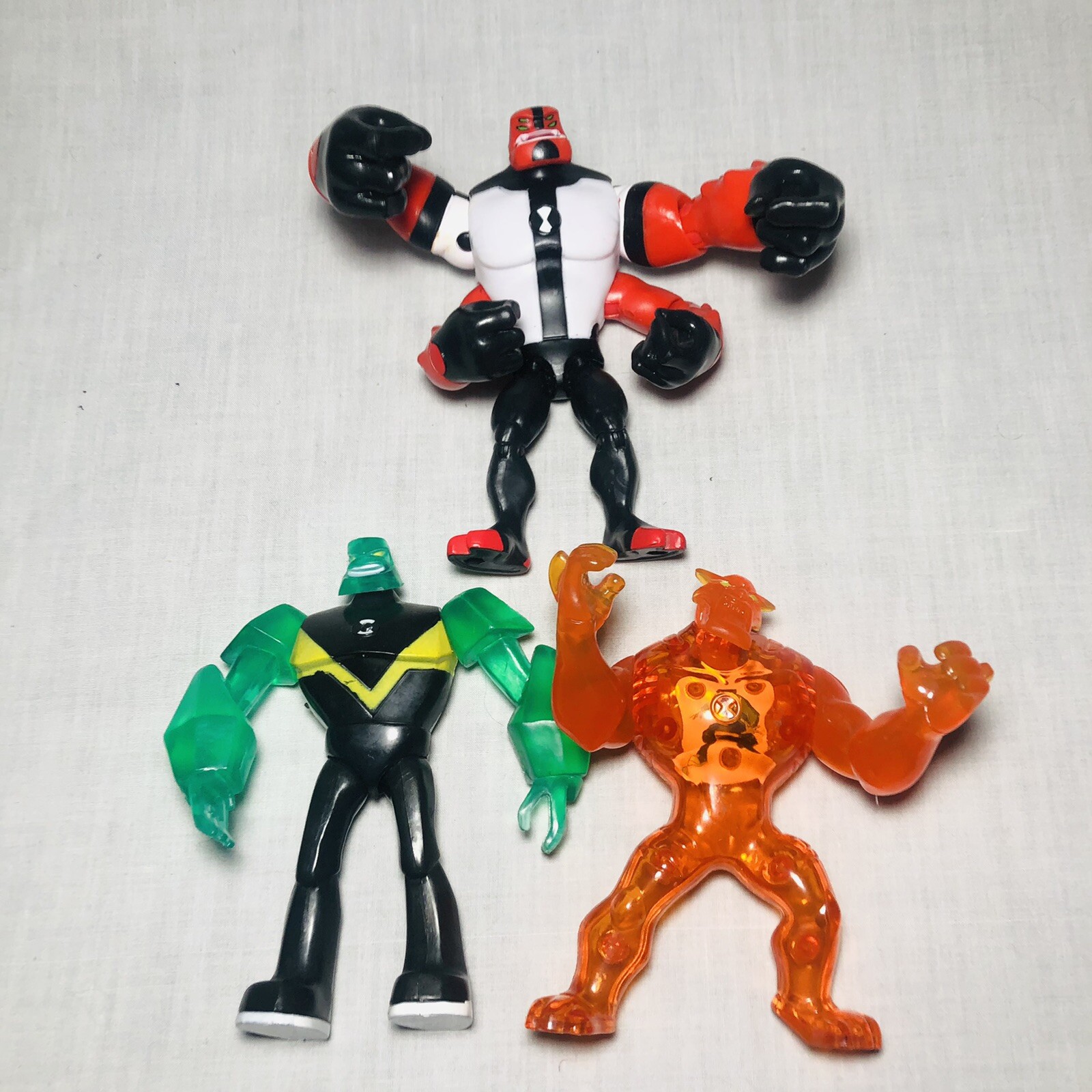 Ben 10 Playmates Toys Four Arms & Diamondhead Rath Bandai Cartoon