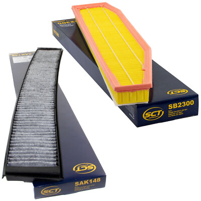 Filter Set Inspektion SCT Luftfilter + Innenraumfilter für BMW X3 xDrive E83