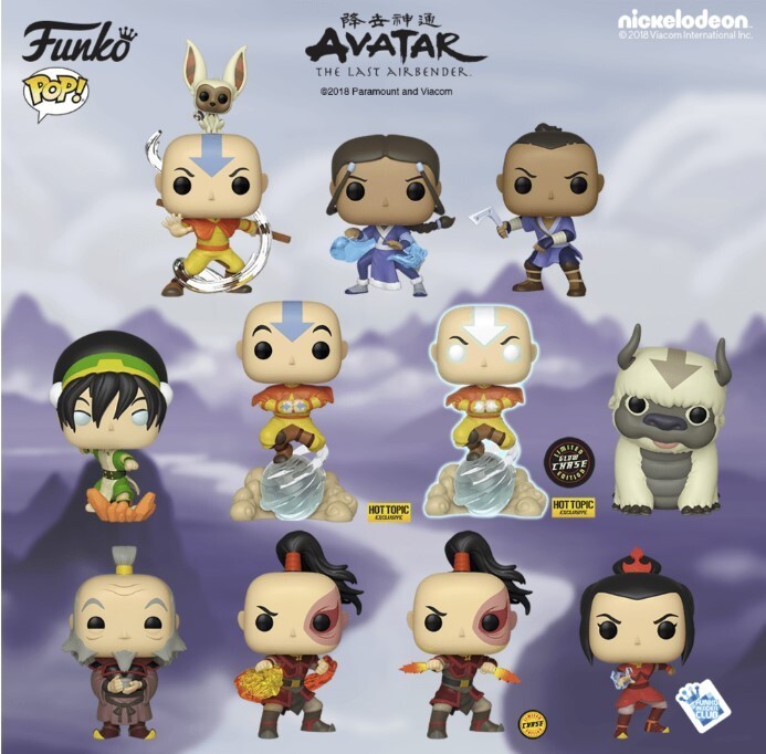 En Oferta Funko Pop Avatar The Last Air Bender Characters