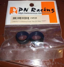 Pn Racing CVF20 Carpet V-groove Font Tire 20 Deg (1 PAIR) 