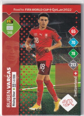 Panini Road to Qatar World Cup Karte 2022 Nr. 346 Ruben Vargas Rising Star