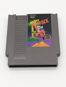 Mighty Bomb Jack NES Cartridge / Manual / Poster Tested Works Nintendo Tecmo