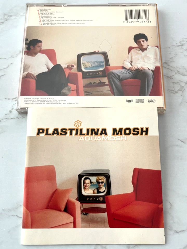 Пластилина Мош Aquamosh CD оригинальный 1998 Capitol Afroman, Mr. P Mosh RARO! Больше не издающийся! - Изображение 4 из 4