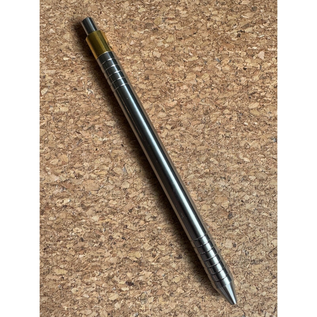 Autmog 36 Clipless Click Pen 6Al-4V Titanium 464 Brass Mech