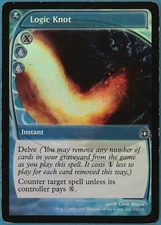 Logic Knot FOIL Future Sight HEAVILY PLD Blue Common CARD (116744) ABUGames