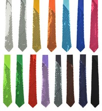 New Style Men's Unisex Sequin Necktie 15 Colors Brand New