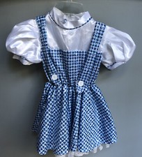 Rubies Wizard of Oz costume Dorothy  Girls Sequin Dress Childs Small 4-6 Age 3-4