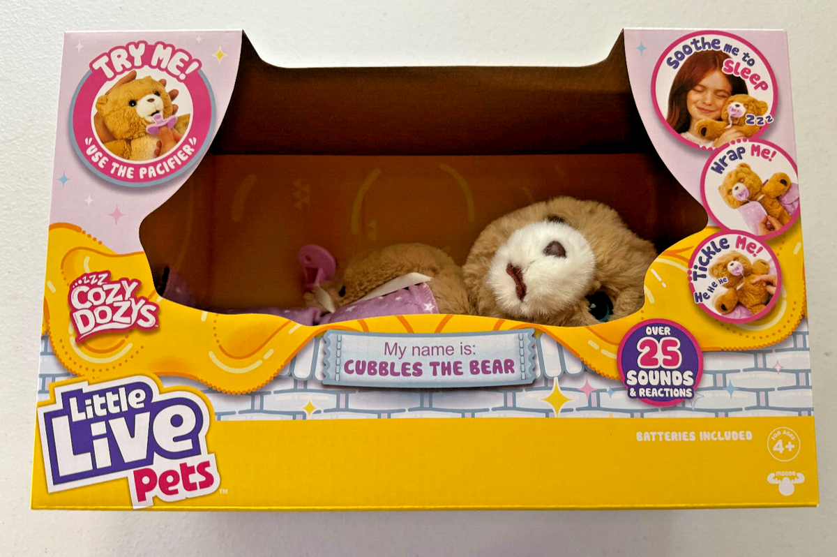 The Bear Cozy Dozy Bear At Walmart Little Live Pets Cozy Cozy Dozy