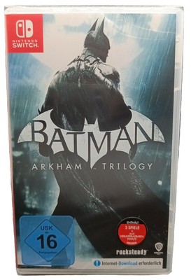 Batman Arkham Trilogy, Nintendo Switch Spiel, NEU & OVP, Foliert, USK16