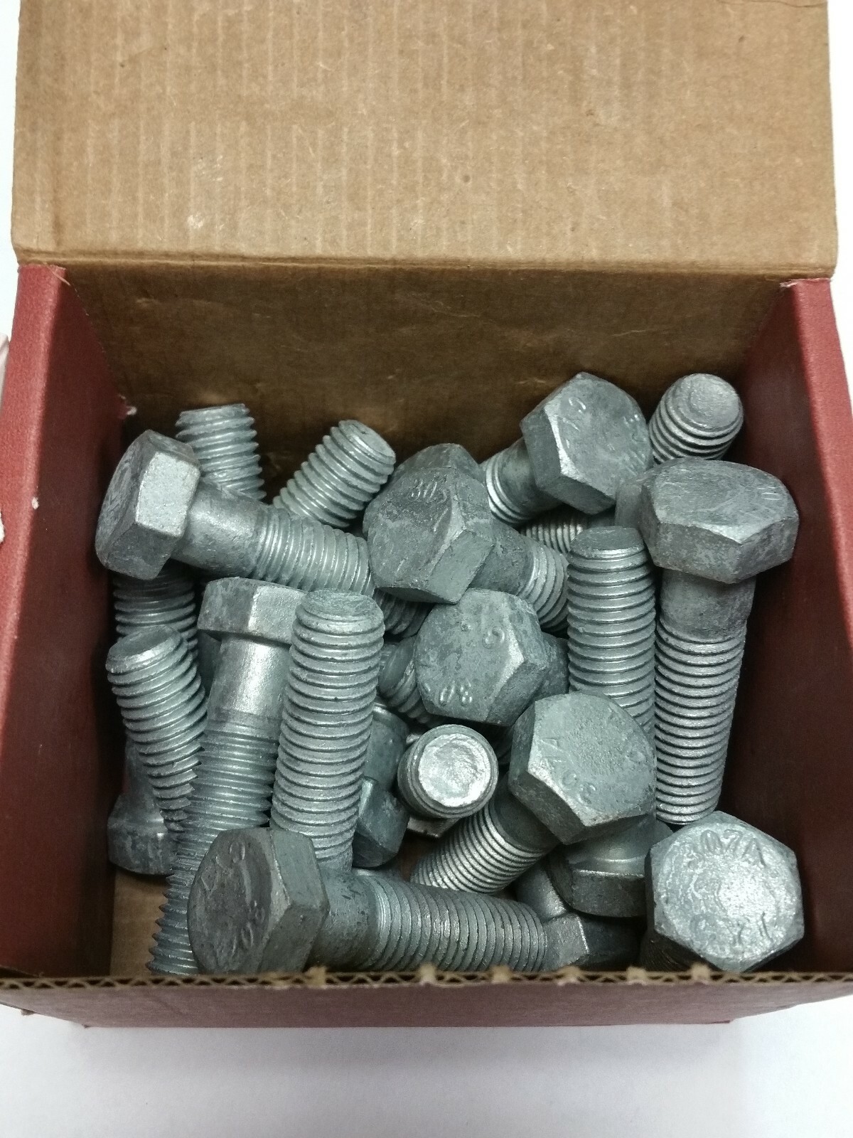 Brighton 1/2"13x2" (PT) A307 Grade A Hex Bolts HDG BOX OF 25 eBay