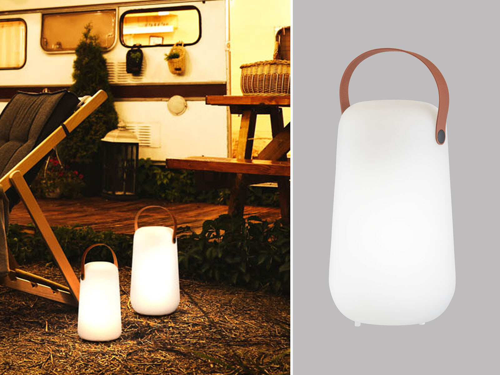 Lampade da esterno IP44 resistenti alle intemperie cambio colore senza cavo con batteria da ricaricare