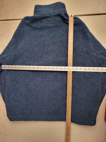 Pendleton Quarter Half 1/4 Zip Sherpa Sweater Jacket Men Medium Green Deep Pile - Picture 8 of 8