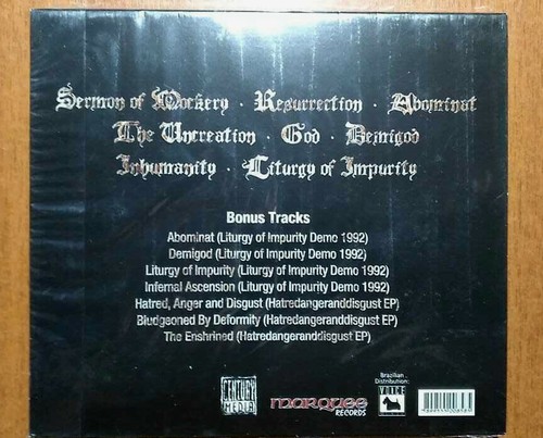 Pyrexia - Sermon of Mockery Brazilian Ed. Jewelcase w/ slipcase + Bonus Tracks - Imagen 3 de 3
