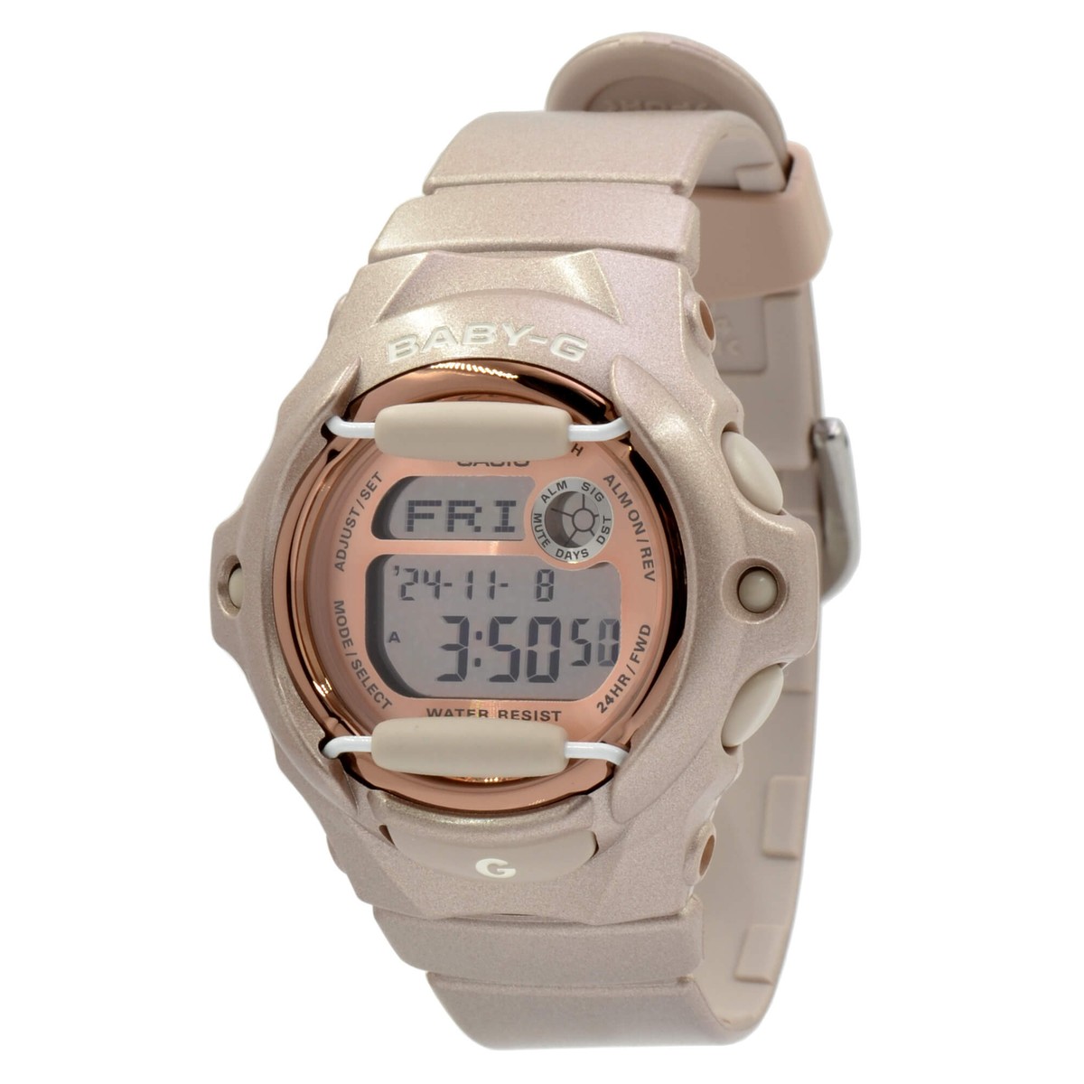 Casio Women's Watch Baby-G World Timer Digital Dial Pink
