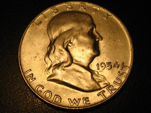 1954-D 90% Silver Franklin Head Half Dollar CHOICE BU