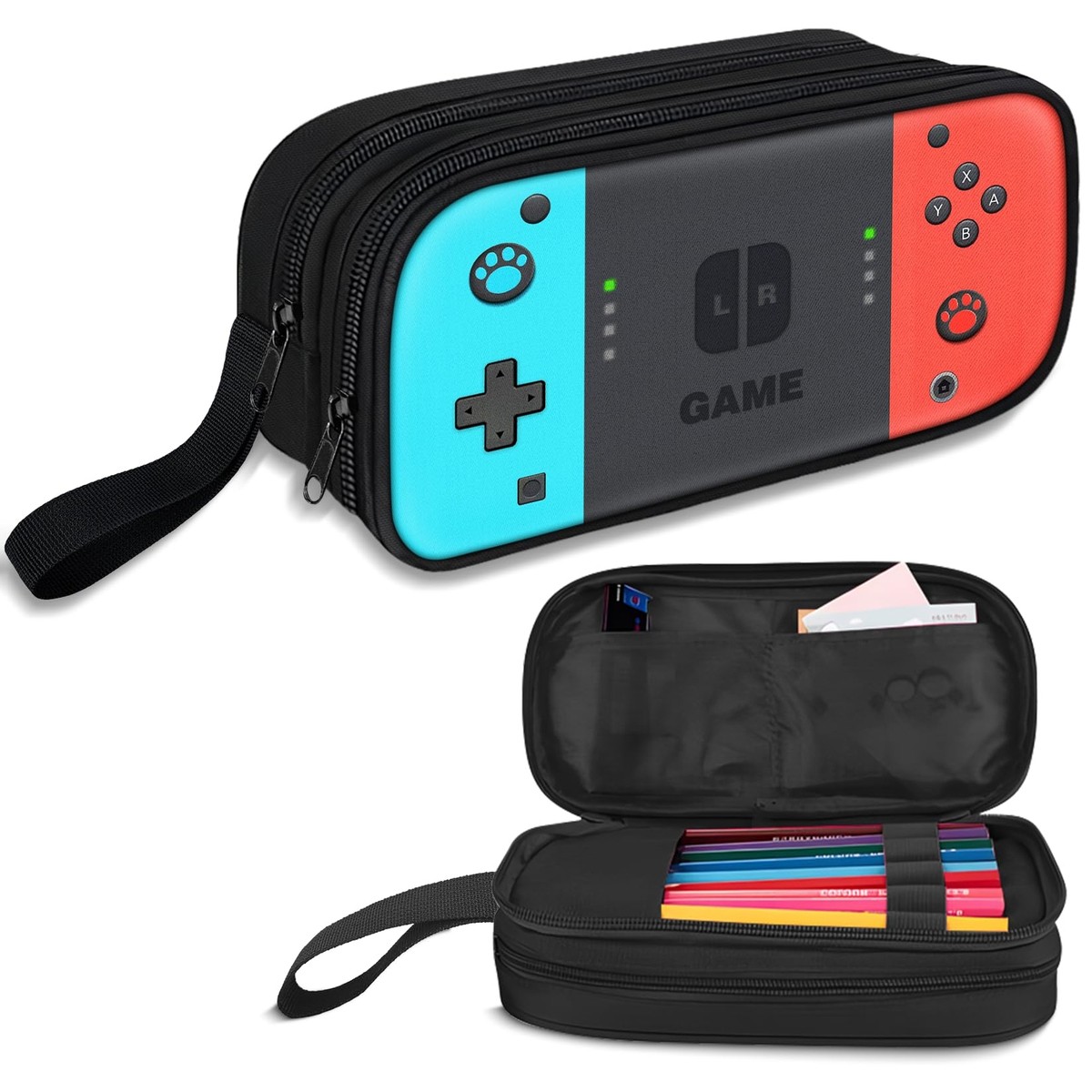 Large Pencil Case for Boys Boys Pencil Pouch with Zipper