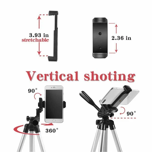 Tripod Stand Mount For Digital Camera Camcorder Phone Holder iPhone DSLR SLR UK - Picture 12 of 19