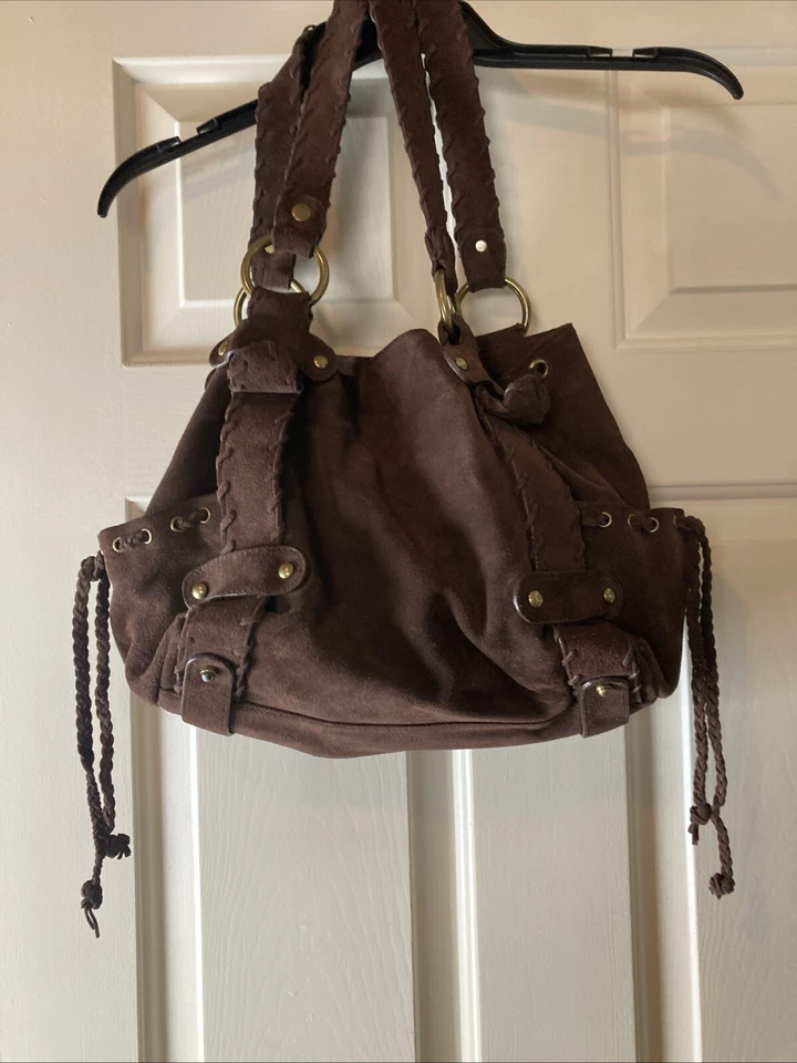 Kooba Sienna Handbag Dark Brown With Rope Accents - Image 2 of 4