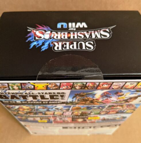 Super Smash Bros LIMITED EDITION Wii U Factory Sealed w/ Game Controller Adapter - Picture 4 of 7
