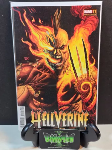 HELLVERINE #1 JOSHUA CASSARA SPOILER VARIANT COVER 2024 MARVEL COMICS