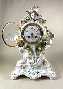 Dresden Porcelain Clock | eBay