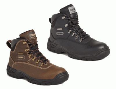 Sterling SS812SM SS813SM Leder Arbeitsstiefel Trainer Stahl Zehenkappe