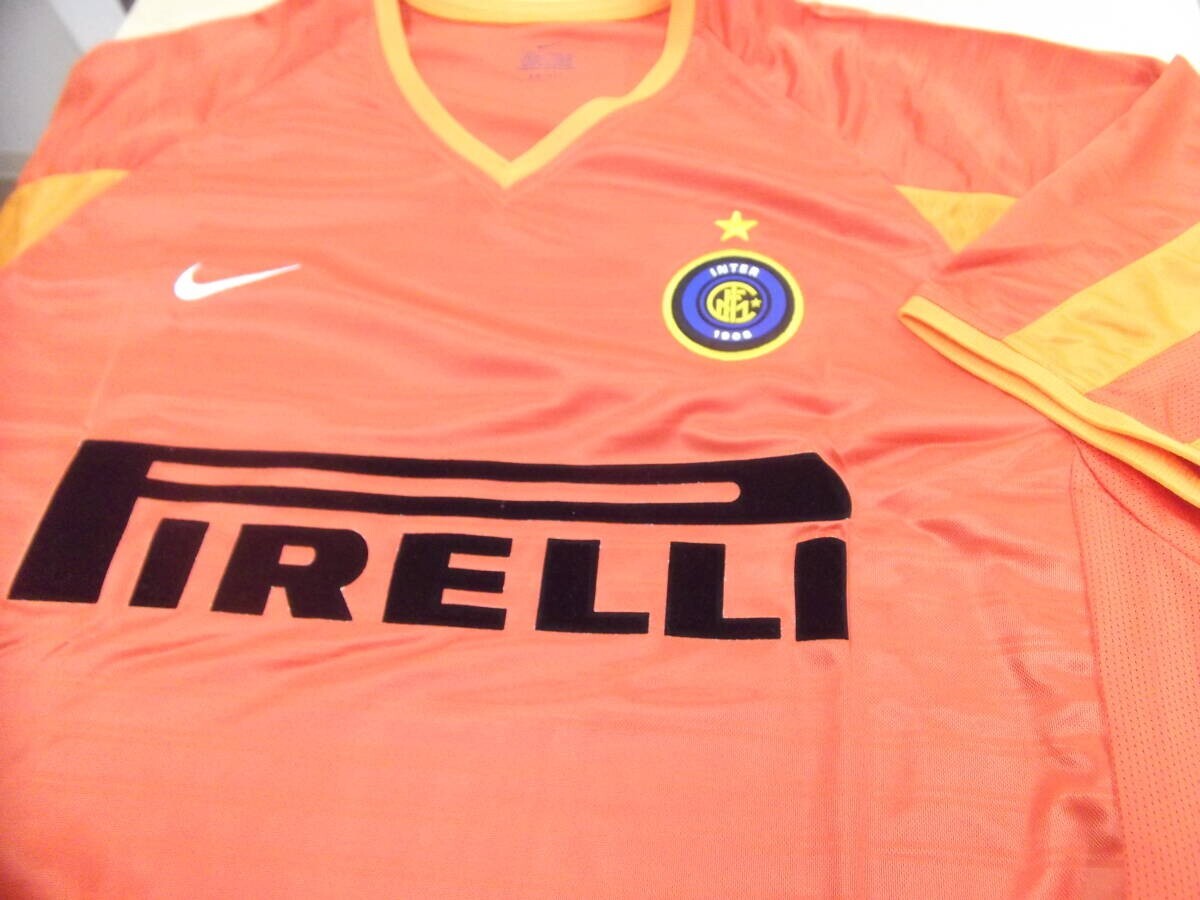 MINT INTER MILAN 2001 Away Maglia Shirt Jersey Pirelli Nike