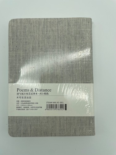 Leinen Stoff Journal Tagebuch Notizbuch A5 Hardcover Notizblock Neu in Verpackung - Bild 4 von 8