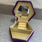Purple With Flowers Asian Jewelry Box Small — photo 3