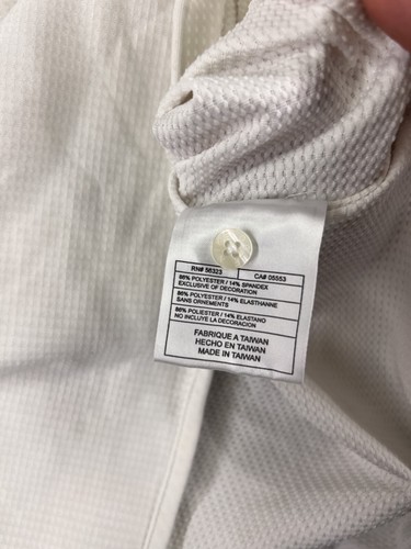 VINTAGE Nike Poloshirt Damen Large weiß M Resort Las Vegas Golf Golfer FitDry - Bild 4 von 18