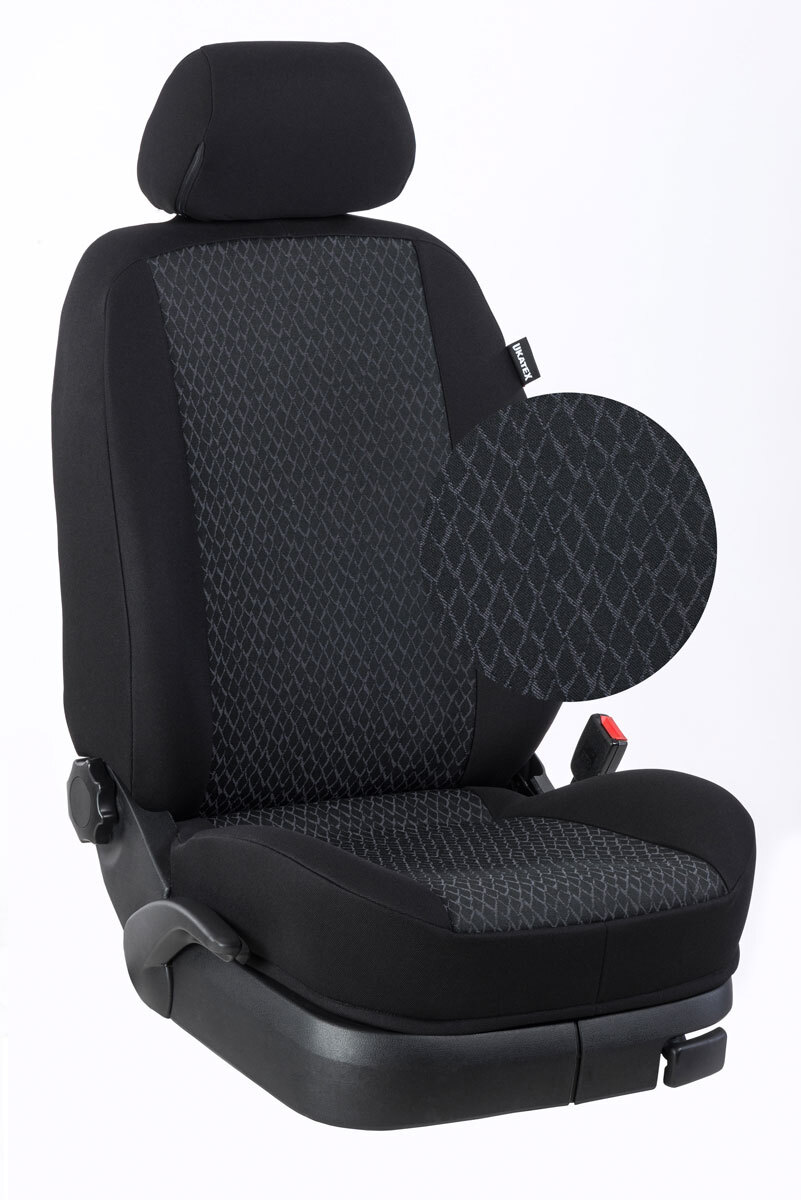 TVVXIO Stoff Sitzbezüge Für Audi Q2 2017-2024 - Atmungsaktiv & Airbag-kompatibel