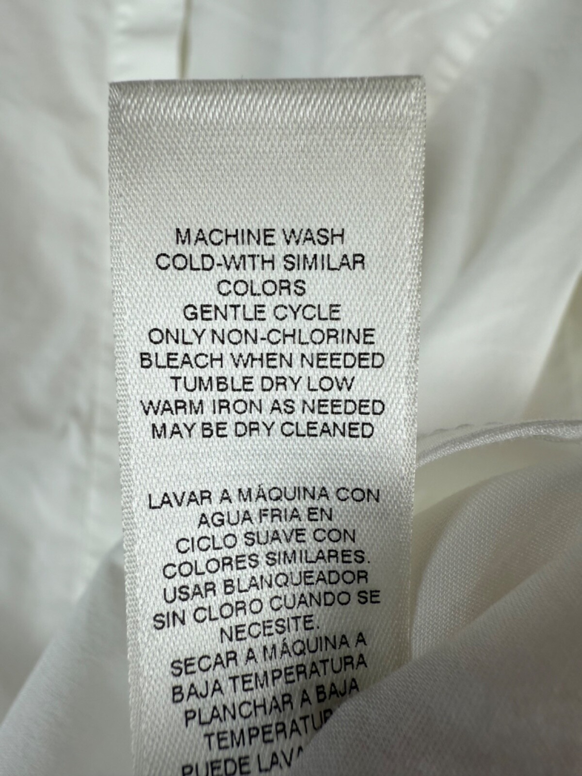 Chico's White Hidden Button Cutout Back Collared … - image 9