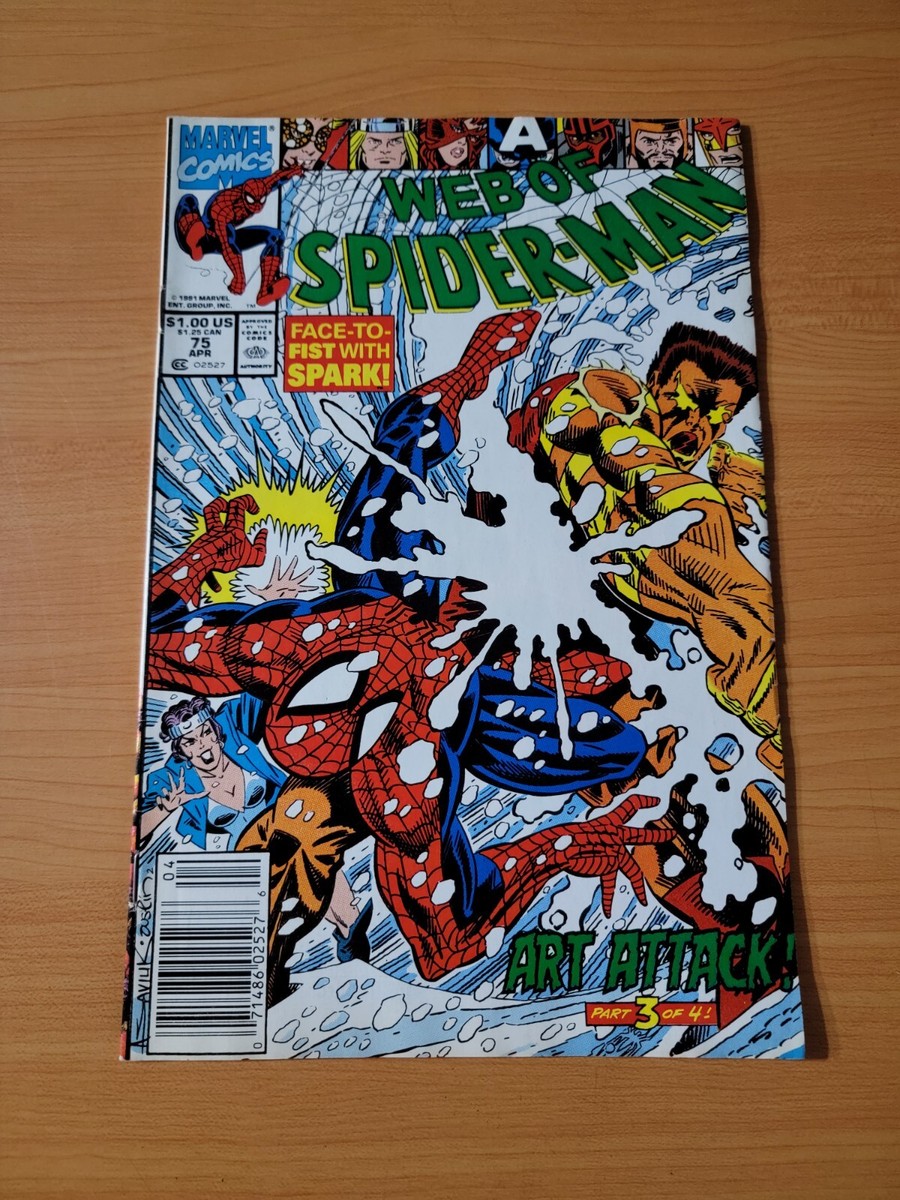 Web of Spider-Man #75 Newsstand Variant ~ NEAR MINT NM ~ 1991