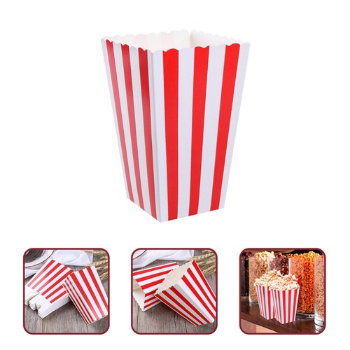 10 Pcs Popcorn Favor Bags Wedding Favors Popcorn Box Popcorn Goodie Box