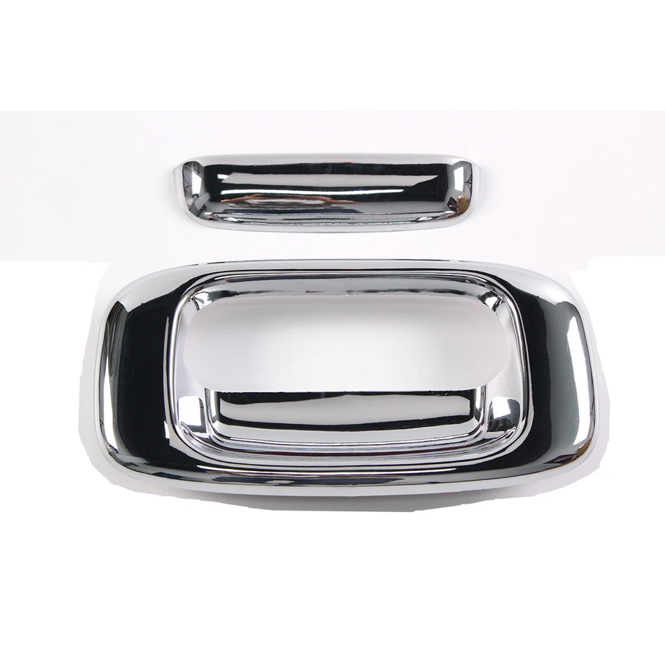 Chrome Plated ABS Tailgate Handle Cover for 99-06 CHEVROLET SILVERADO GMC SIERRA - Image 2 of 4